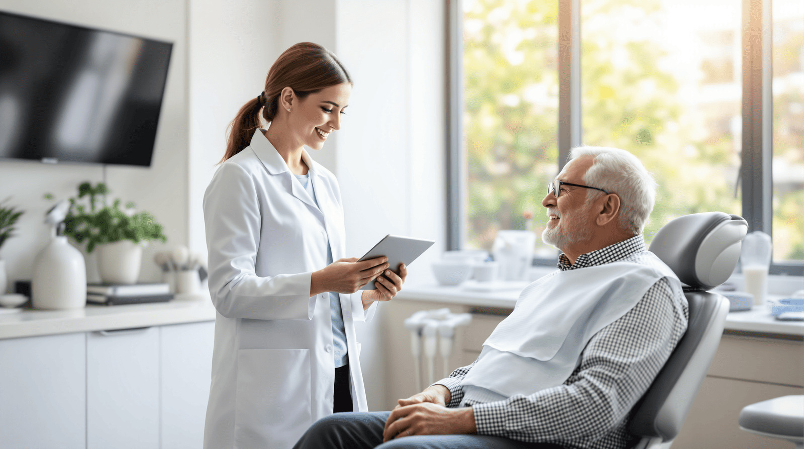 Процесс установки циркониевых коронок